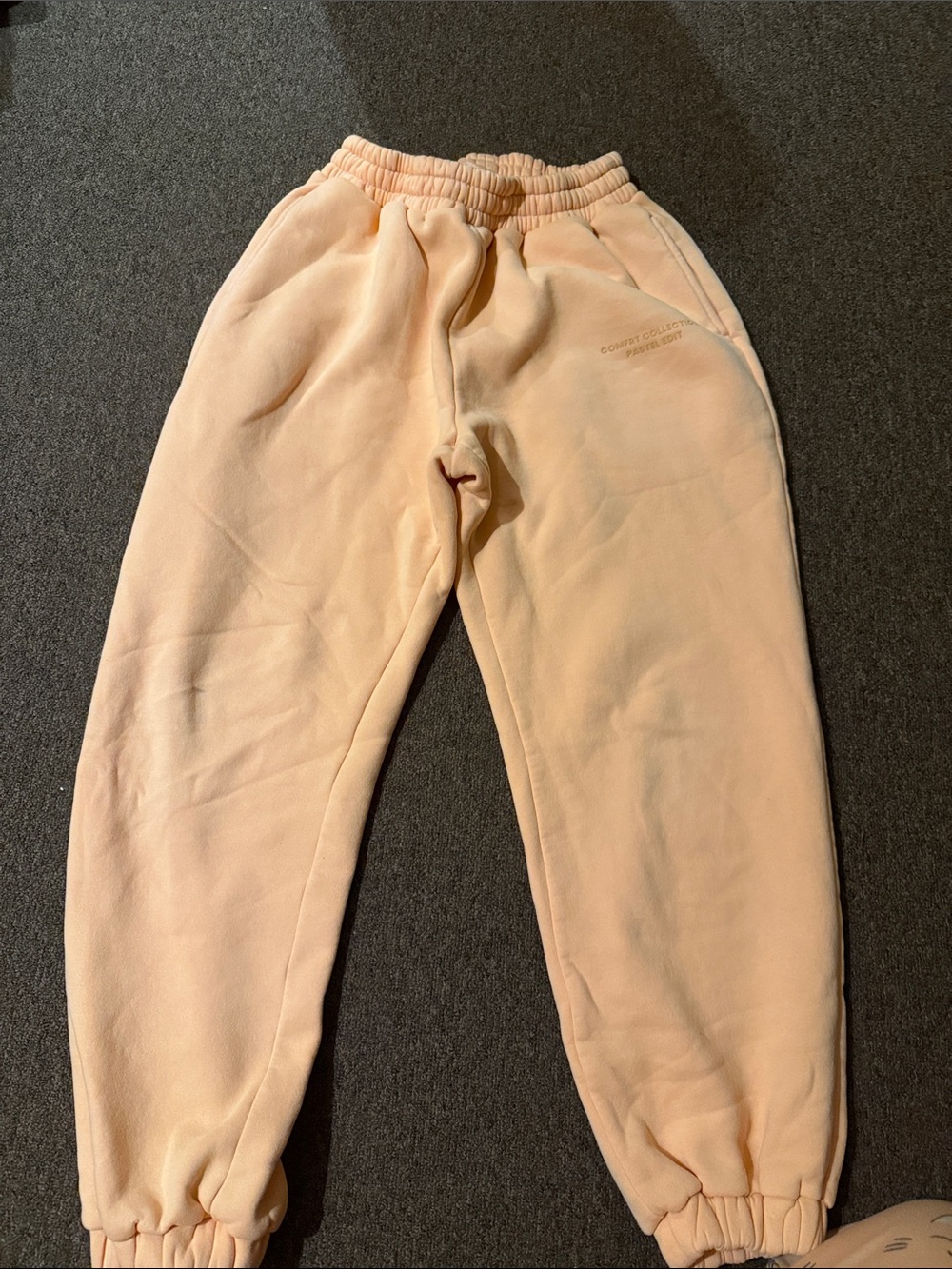 Women's Peach Cozy Fleece Joggers